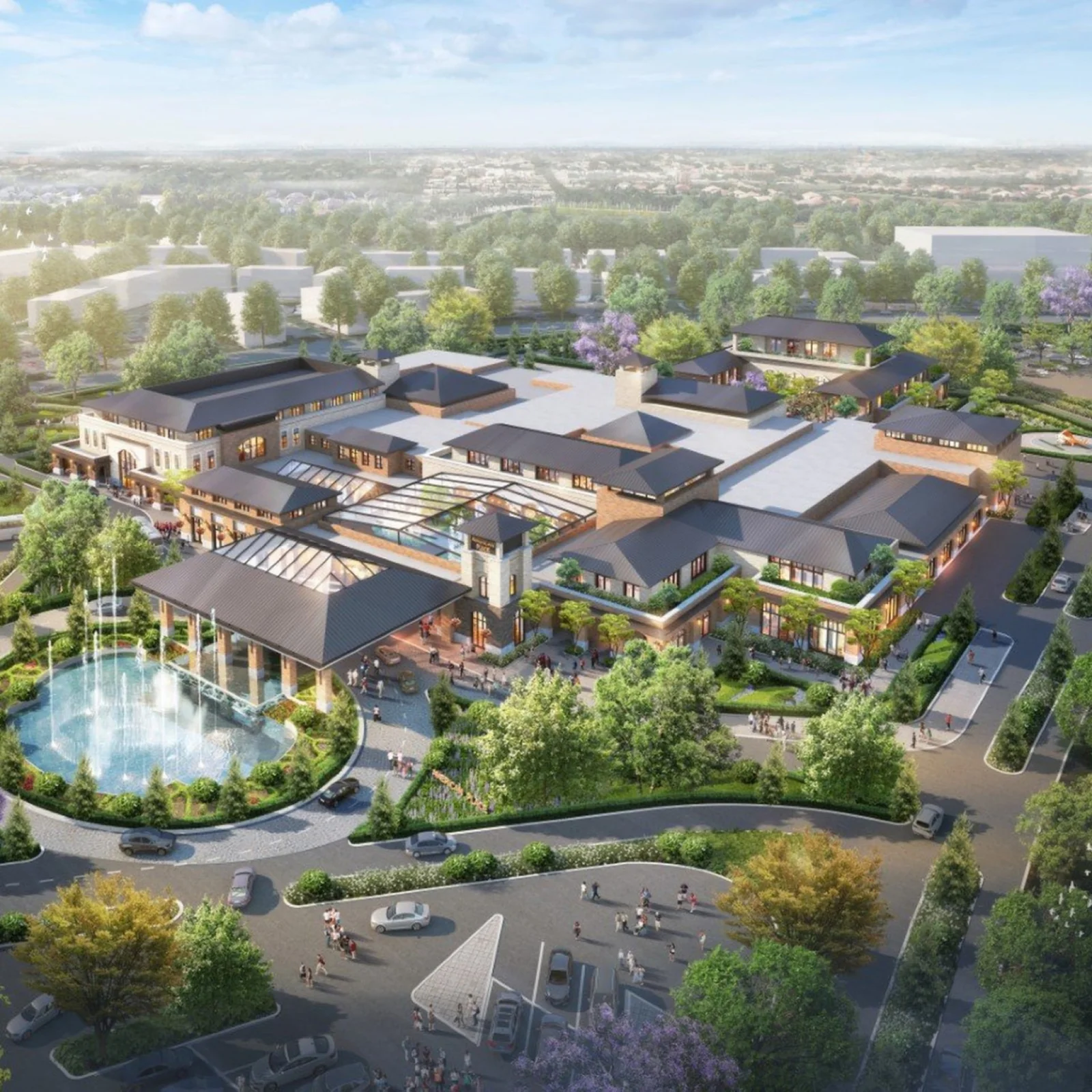 Architectural rendering of the separate permanent American Place casino resort