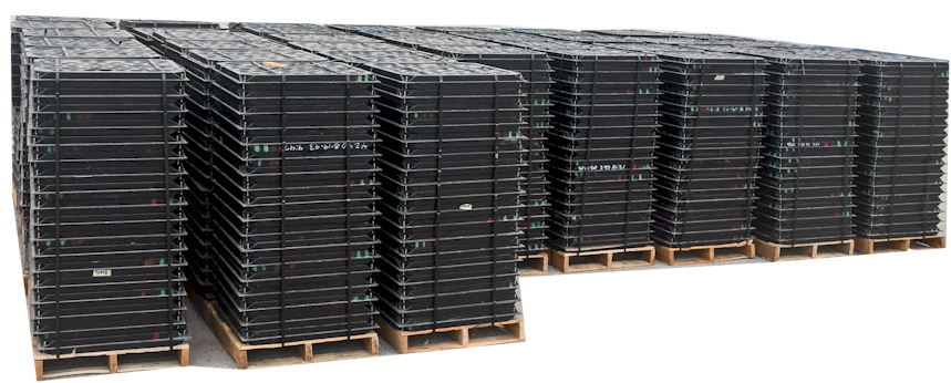 Used and refurbished raised access flooring systems