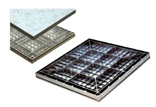 Aluminum raised access flooring system for clean-room applications