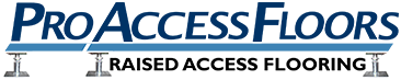 logo of pro access floors, a raised access flooring company
